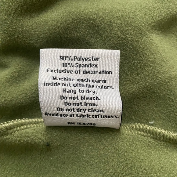 Dudley Stephens Womens Army Green Long Sleeves Doverton Jersey Fleece Dress Sz S - Picture 10 of 10